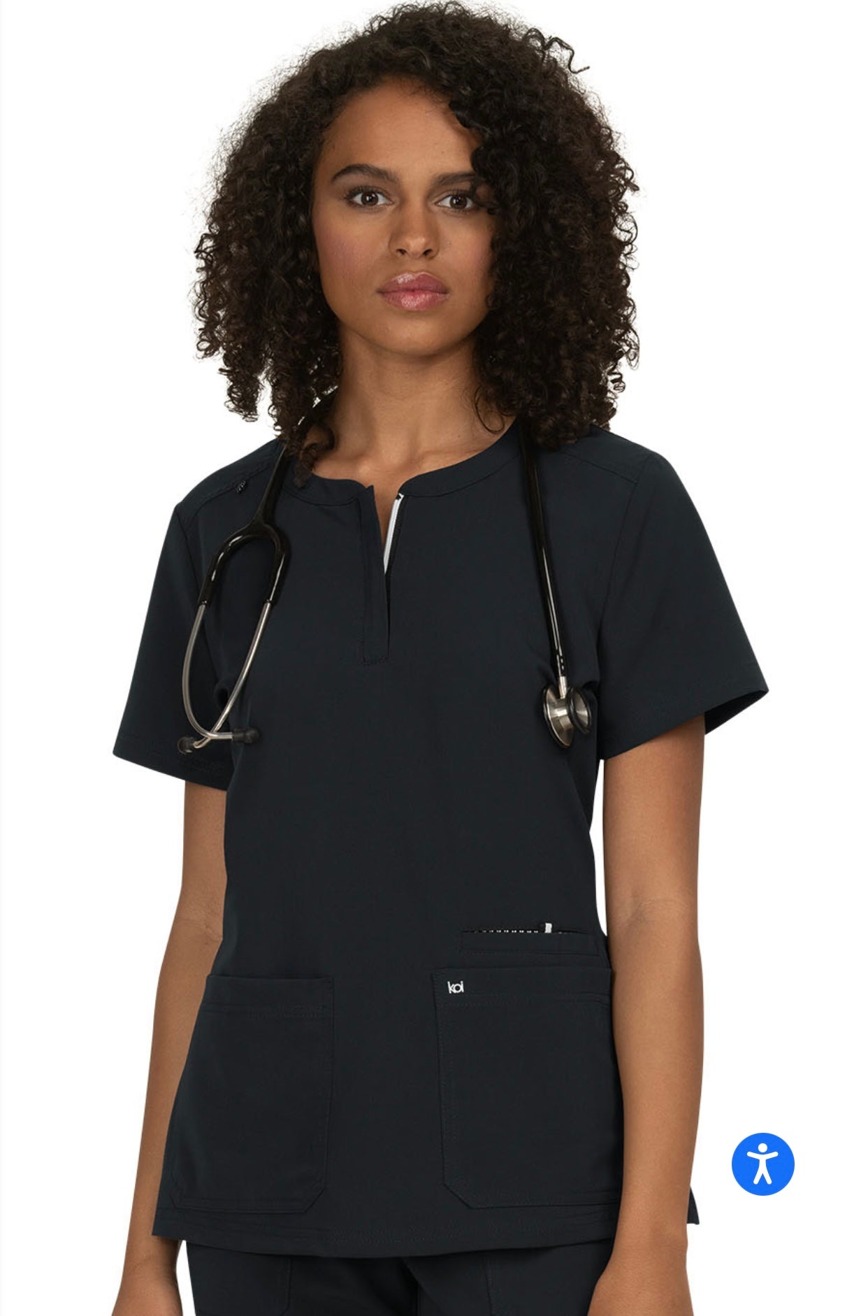 Back in Action Scrub Top