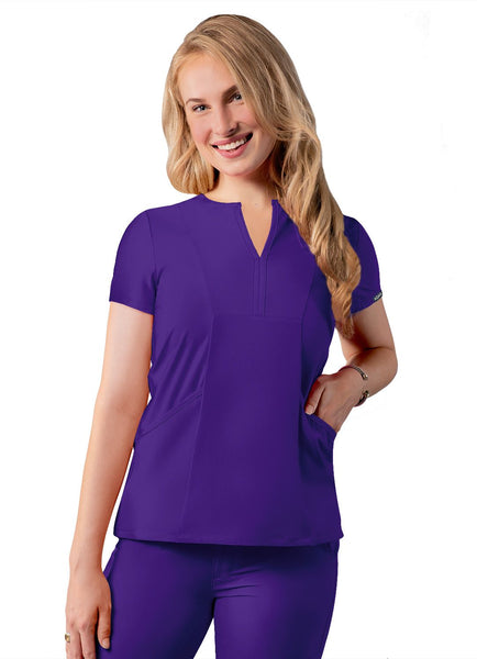Adar Women’s Notched V Neck Top (Addition)