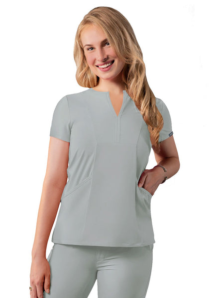 Adar Women’s Notched V Neck Top (Addition)