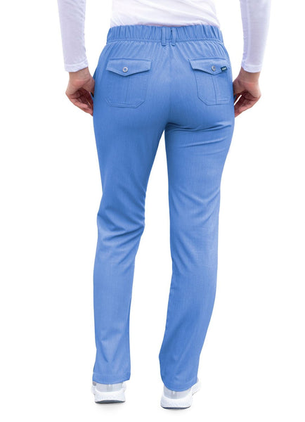 Women's Slim Fit 6 Pocket Pant ( Heather Tall )