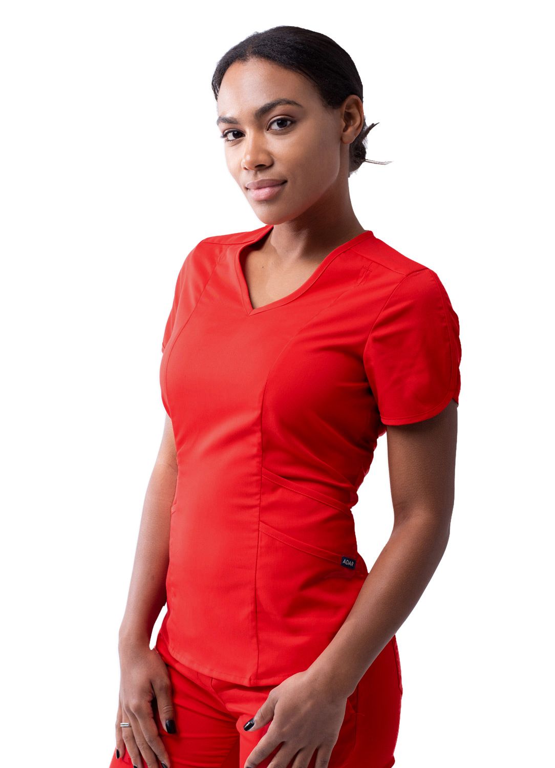 Women's Modern V-Neck Scrub Top ( Regular )