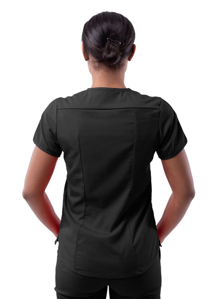 Women's Modern V-Neck Scrub Top ( Regular )