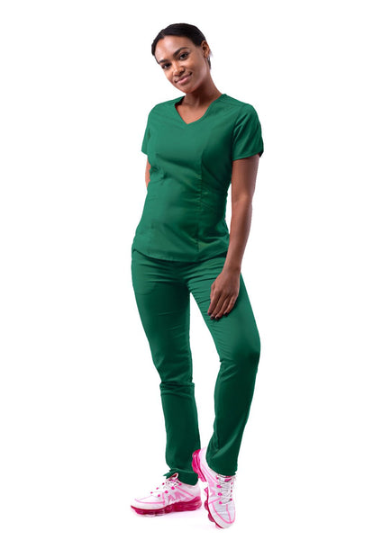 Women's Modern V-Neck Scrub Top ( Regular )