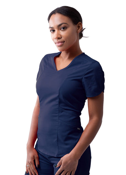 Women's Modern V-Neck Scrub Top ( Regular )
